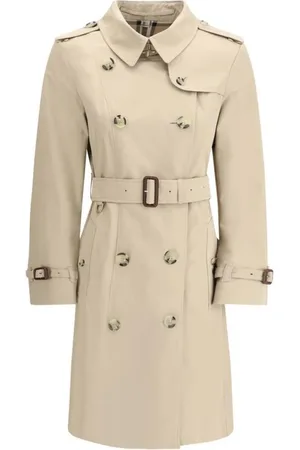 Burberry Frakke, Dame, , 2XS, Bomuld, Elegant Trenchcoat