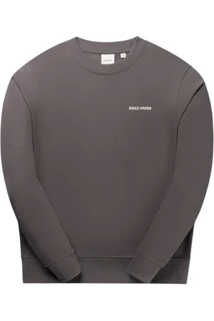 Daily paper Sweathshirts & Hoodies, Herre, Grå, S, Bomuld, Behagelig bomuldssweater med logo
