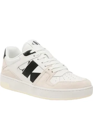 Calvin Klein Sko, Herre, , 43 EU, Læder, Basket Cupsole Sneakers