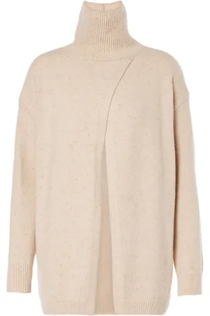 Max Mara Strik, Dame, , M, Uld, Angelo Sweater med høj hals