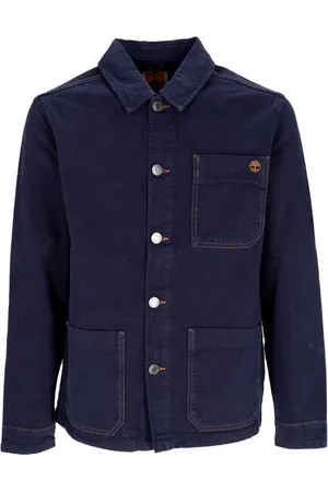 Timberland Jakke, Herre, Blå, S, Bomuld, Indigo Workwear Chore Jakke