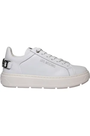 Moschino Sko, Dame, Hvid, 38 EU, Uld, Sneakers
