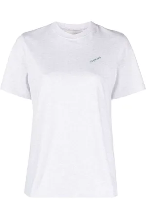 COPERNI Top, Dame, Grå, XL, Bomuld, Grå Casual Kortærmet Bomulds T-shirt