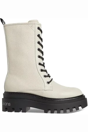 Calvin Klein Sko, Dame, , 39 EU, Bomuld, Mid Laceup Platform Støvler