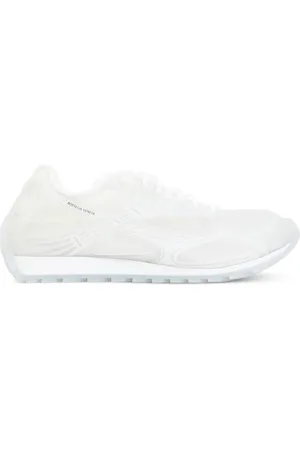 Bottega Veneta Sko, Herre, Hvid, 45 EU, Uld, Hvide Sneakers til Mænd Stilfuld