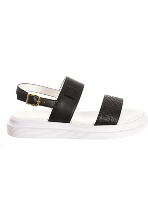 Liu Jo Sko, Dame, Sort, 36 EU, Originale Sandaler med Rund Tå