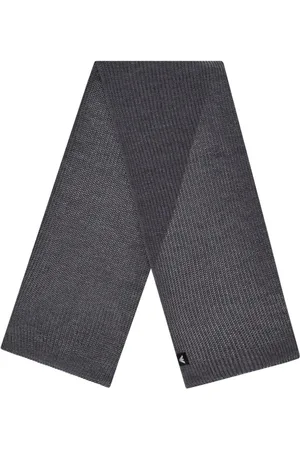 Emporio Armani Tilbehør, Herre, Grå, ONE SIZE, Uld, Flettet mørkegrå uldhalstørklæde