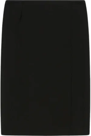Sportmax Nederdel, Dame, Sort, XS, Uld, Belgio Midi Nederdel