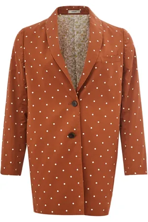 LARDINI Frakke, Dame, Brun, 2XS, Bomuld, Light Coat