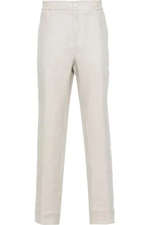 Etro Bukser, Herre, , XL, Linned, Taupe Bukser