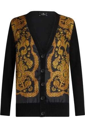 Etro Strik, Dame, Flerfarvet, XS, Uld, Cardigan Sweater