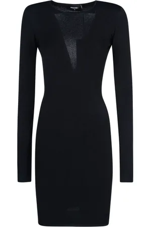 Dsquared2 Kjole, Dame, Sort, S, Uld, Strikket Kjole