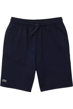 Lacoste Shorts, Herre, Blå, M, Bomuld, Tennis Fleece Shorts Klassisk Stil