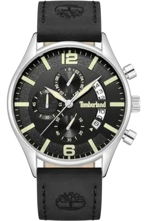Timberland Tilbehør, Herre, Grå, ONE SIZE, Læder, Quartz Ur