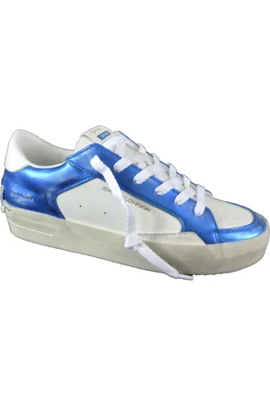 Crime london Sko, Dame, Blå, 39 EU, Uld, Stilfulde Sneakers