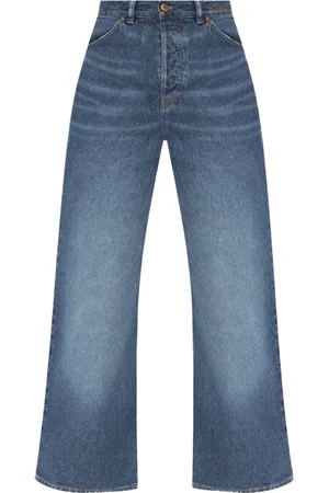 Chloé Jeans, Dame, Blå, W26, Bomuld, Wide Leg Jeans