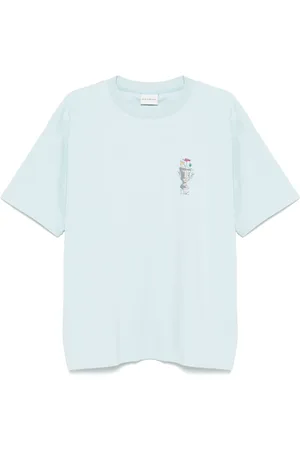 Drôle de Monsieur Top, Herre, Blå, M, Blå T-shirt og Polo Kollektion