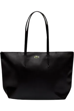 Lacoste Taske, Dame, Sort, ONE SIZE, Polyester, Solid Farve Logo Broderet Taske