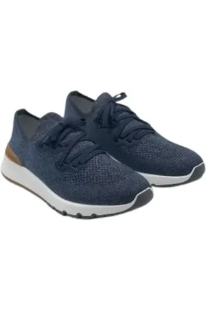 Brunello Cucinelli Sko, Herre, Blå, 41 EU, Denim, Denim Løbesko