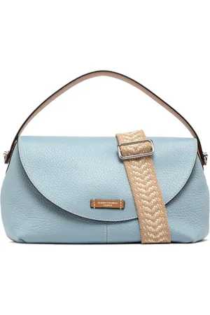 Gianni chiarini Taske, Dame, Blå, ONE SIZE, Uld, Stilfuld skuldertaske i Azzurro