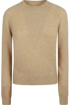 DRIES VAN NOTEN Strik, Dame, , XS, Uld, Neutral Sweater