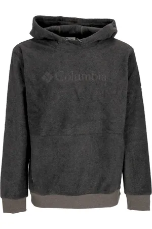 Columbia Sweathshirts & Hoodies, Herre, Grå, S, Uld, Kulgrå hættetrøje med snøre hætte