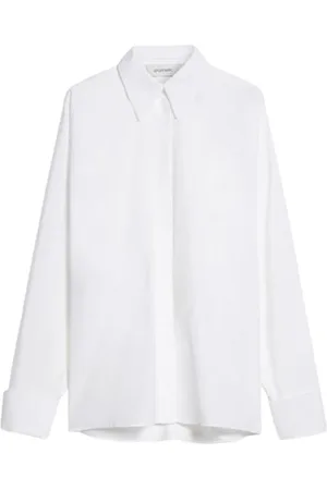 Sportmax Skjorte, Dame, Hvid, S, Uld, Stilfuld Jakke