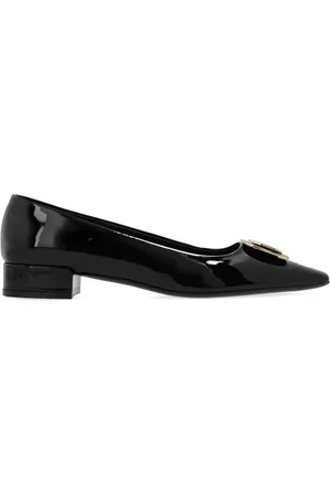 Salvatore Ferragamo Sko, Dame, Sort, 37 1/2 EU, Læder, Højhælede sko Venera