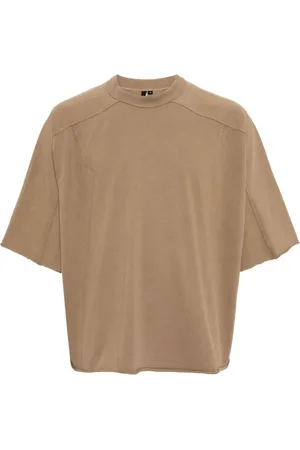 Entire Studios Top, Herre, Brun, L, Bomuld, Bomulds T-shirt med Rund Hals