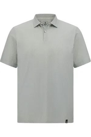 Boggi Milano Top, Herre, Grøn, M, Bomuld, B Tech Cotton Blend Jersey Polo Shirt