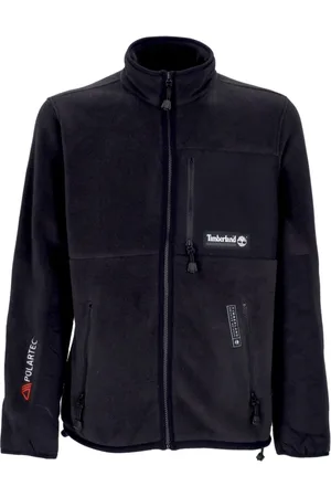 Timberland Sweathshirts & Hoodies, Herre, Sort, L, Uld, Fleecejakke med lynlåslukning