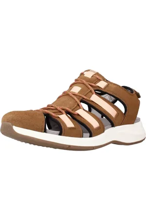 Clarks Sko, Dame, Brun, 39 1/2 EU, Læder, Solan Sail Combi flade sandaler