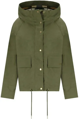 Barbour Jakke, Dame, Grøn, XS, Bomuld, Grøn Nith Showerproof Jakke