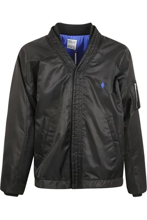 MARCELO BURLON Jakke, Herre, Sort, S, Uld, Cross Kimono Bomber