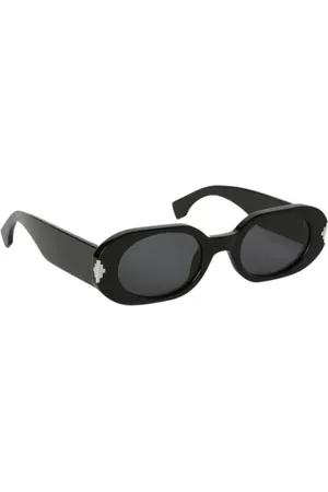MARCELO BURLON Tilbehør, unisex, Sort, 51 MM, Geometriske ovale solbriller