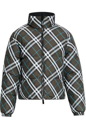 Burberry Jakke, Dame, Grøn, XS, Uld, Reversibel Jakke