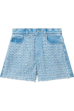 Stella McCartney Shorts, Dame, Blå, W26, Denim, Lyseblå denimshorts