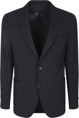 LARDINI Jakke, Herre, Blå, M, Bomuld, Blå Blazer