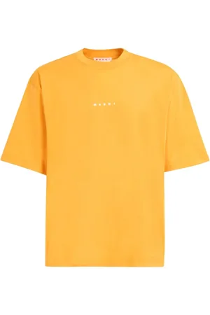 Marni Top, Herre, , M, Bomuld, Logo Bomulds T-shirt Lys