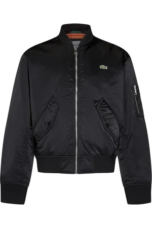 Lacoste Jakke, Herre, Sort, M, Nylon, Sort Bomberjakke