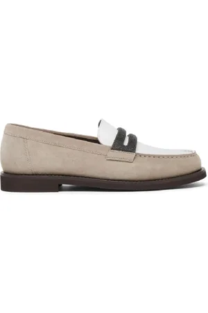 Brunello Cucinelli Sko, Dame, , 40 EU, Læder, Elegante Is Loafers