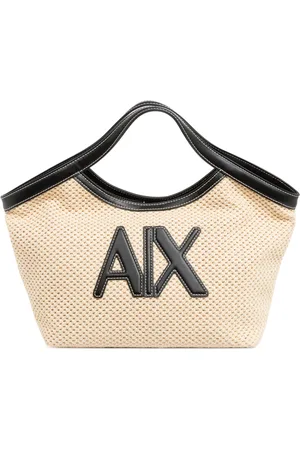 Armani Exchange Taske, Dame, , ONE SIZE, Uld, Stilfuld Magnetlukning Håndtaske med Logo
