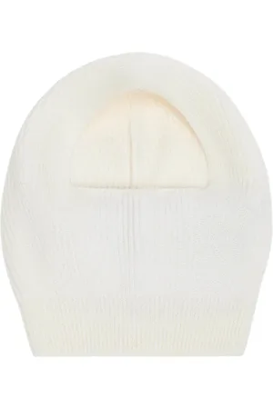 Max Mara Tilbehør, Dame, Hvid, ONE SIZE, Uld, Vinterhat Carmela
