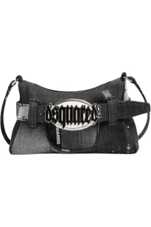 Dsquared2 Taske, Dame, Sort, ONE SIZE, Denim, Denim Chain Mini Bag