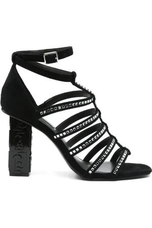 Liu Jo Sko, Dame, Sort, 37 EU, Uld, Elegante Nero Sandaler til Kvinder