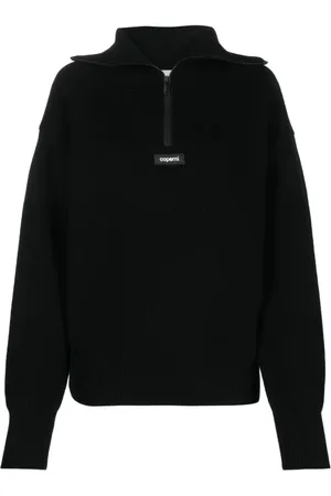 COPERNI Strik, Dame, Sort, XS, Uld, Boxy Uld Sweater
