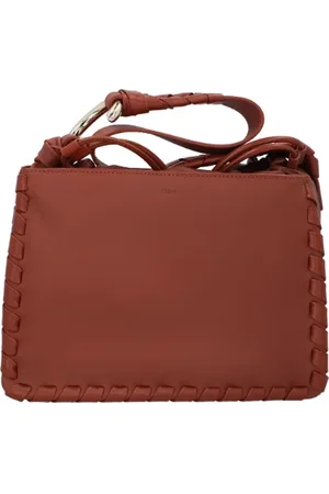 Chloé Taske, Dame, Brun, ONE SIZE, Uld, Læder Skuldertaske