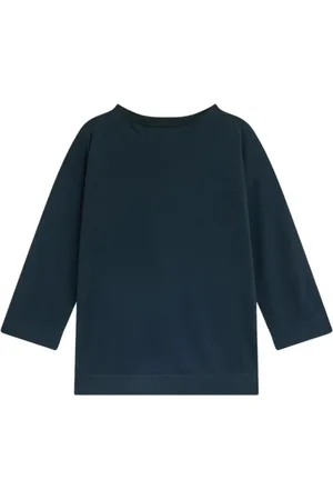 LIVIANA CONTI Strik, Dame, Blå, S, Blå Viskose Sweater med Høj Hals
