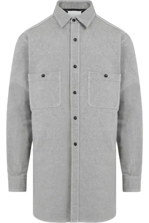 Maison Margiela Skjorte, Herre, Grå, L, Bomuld, Caviar Grey Cotton Shirt