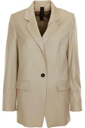 Drykorn Jakke, Herre, , L, Skinnende Blazer med Defekt Revers